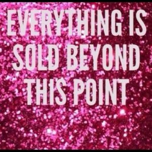 Everything sold in my closet beyond this point